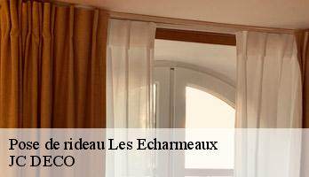 Pose de rideau les-echarmeaux-69870 JC DECO